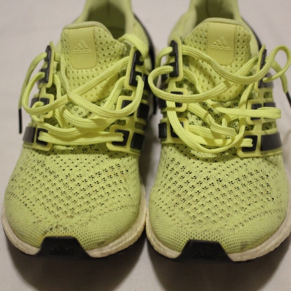 Adidas Ultraboost 1.0 2015 Solar Yellow Men's Sz 8 - Picture 4 of 8